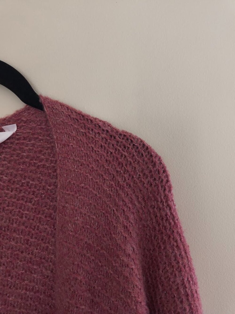 Lauren Conrad Mauve Chunk Knit Shawl